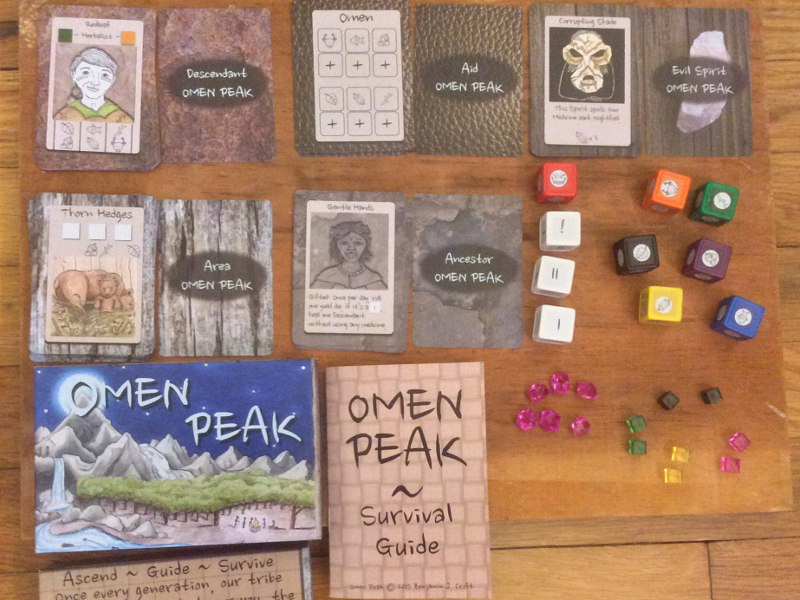 Omen Peak pieces